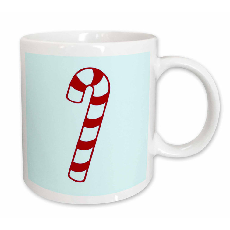 East Urban Home Candy Cane Coffee Mug Wayfair